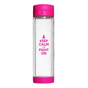 Keep Calm and Fight On - Pink